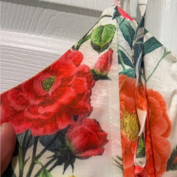 Show Me Your Mumu Juliet Maxi in Charm Peony White Taffeta size Large - Picture 7 of 14